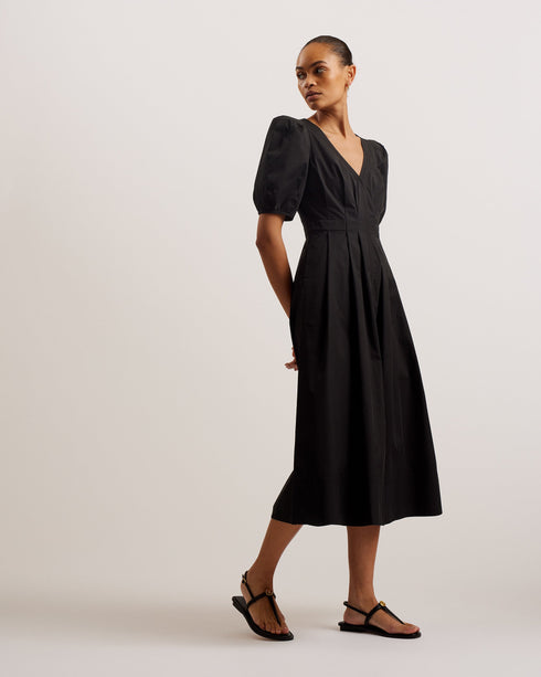 HARPURR-Sandals-Flat T-Strap Sandal With Signature Coin- Ted Baker Romania